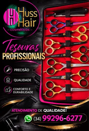 Tesouras Soling Profissional Laser, Navalha ou Dentada