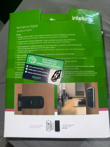 Fechadura eletrônica intelbras