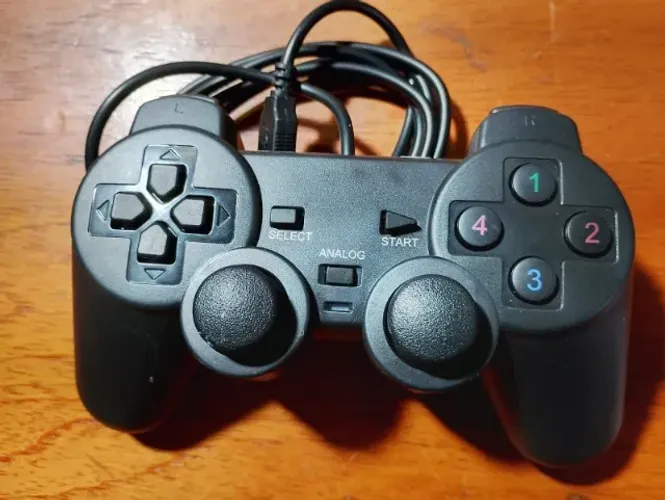 controle pc usb com vibração novo