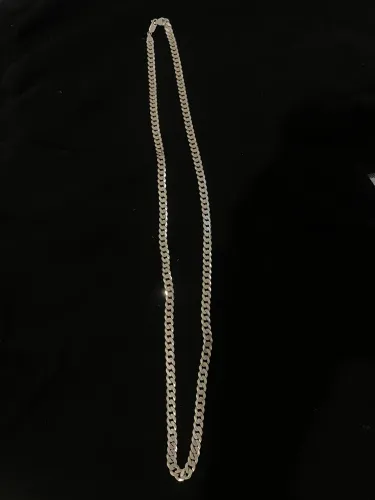 Corrente de prata 7mm com 80cm