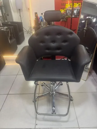 Cadeira para salão de beleza giratória
