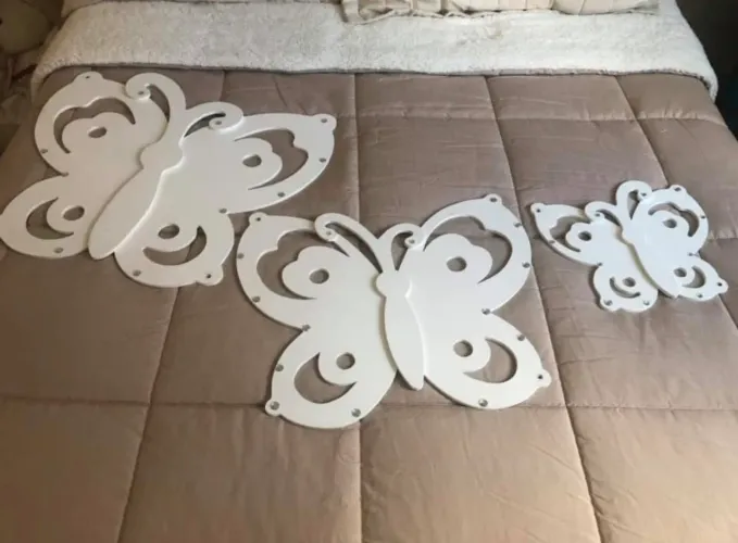 Borboletas em mdf decorativas 