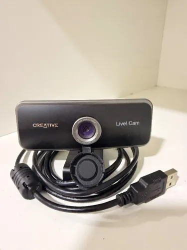 Webcam Creative Live! Cam 1080p Full HD - Excelente Estado