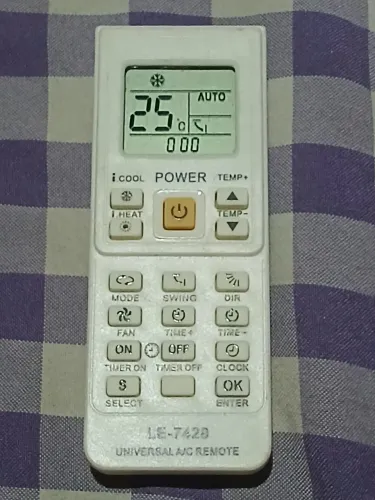 Controle Remoto Para Ar-Condicionado Lelong, Modelo LE-7428