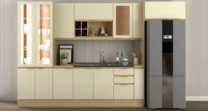 Cozinha Reta Modulada/ENTREGA E MONTAGEM/330LX222AX50P, R$9.319,77!