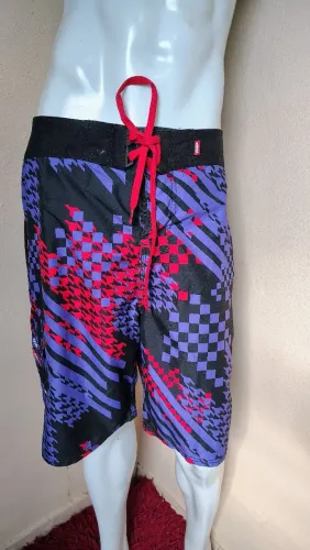 bermuda de banho vans off the wall xadrez