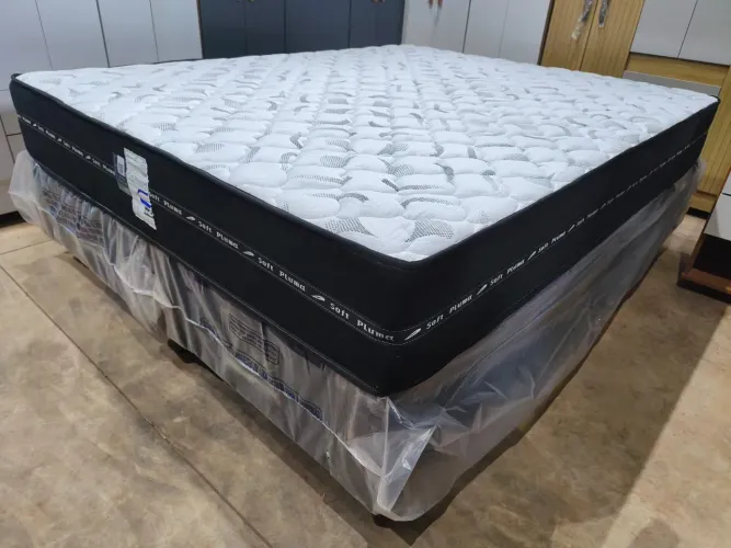 Cama box Queen molas ensacadas - entrega gratuita
