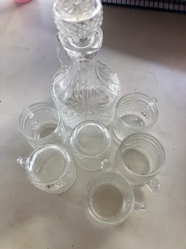 Jogo de Licoreira de Vidro - Negociável