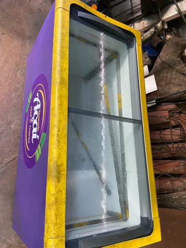 Freezer expositor 400l metal frio
