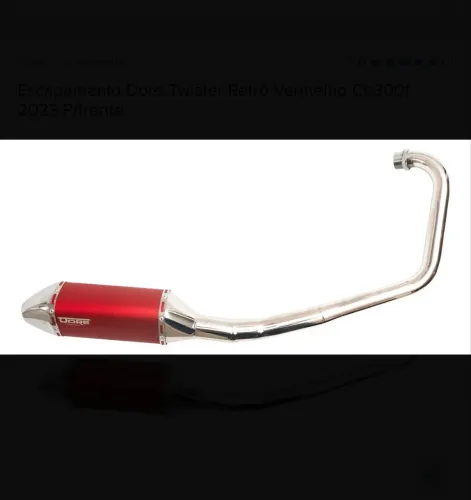 Dore sem uso Esportivo NOVA TWISTER CB300F 