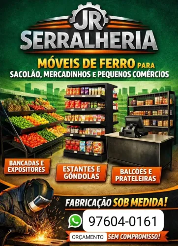 BANCADAS E EXPOSITORES PARA SEU COMÉRCIO 