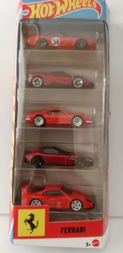 HOT WHEELS - Ferrari 5 Pack