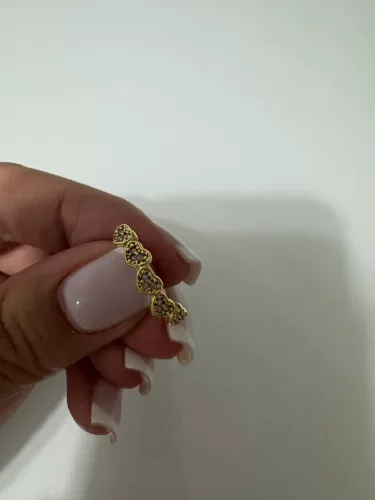 Anel de ouro com brilhantes