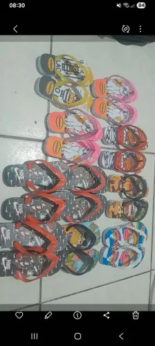 Chinelos havaianas infantis novas