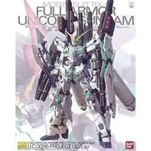 Kit de modelo de plástico escala 1/100 MG Mobile Suit Gundam UC Full Armor Unicorn Gundam