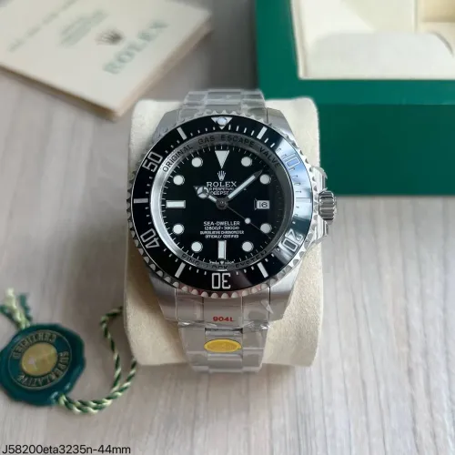 Relógio rolex deepsea sea dweller preto 44mm