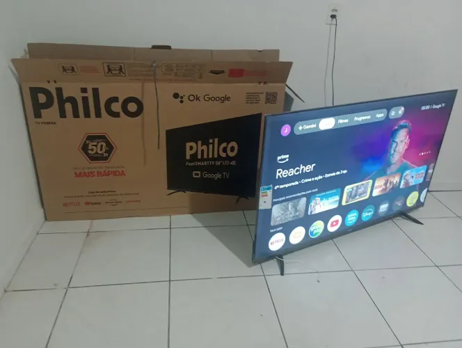 TV PHILCO 58" 4K COM NOTA FISCAL 2 MESES DE USO