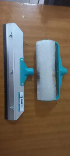 Kit piso autonivelante , Rolo Dentado e Rolo Fura bolhas  