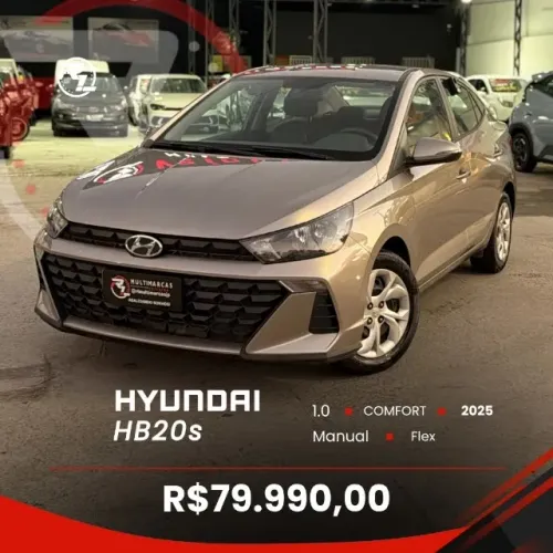 Hyundai HB20S Comfort Plus 1.0 Flex 12V Mec. 2025
