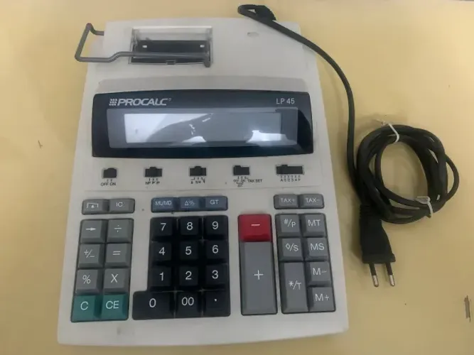 Calculadora de Mesa com Impressora Procalc LP 45 - No Estado / Para Restauro