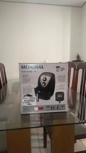 Air Fryer Mondial Grand Family 5L Lacrada Nova - Oportunidade