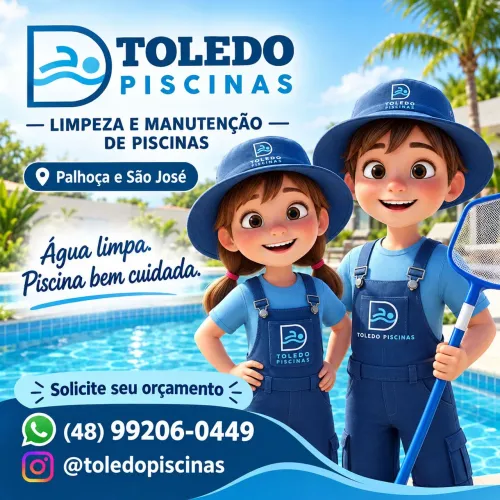 Limpeza e manutenção de piscinas