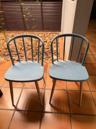 Cadeiras azuis Tok&Stok