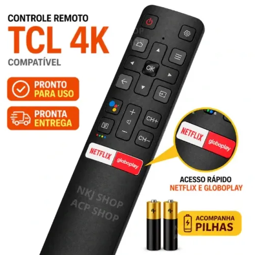 Controle Remoto Generico Compativel com Tv Tcl