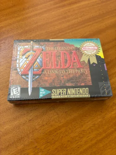 The Legend of Zelda: A Link to the Past - Super Nintendo, Lacrado