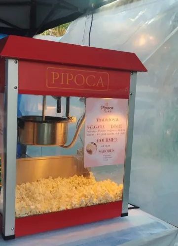 Máquina de fazer pipoca