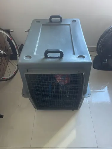 Caixa de transporte Cachorro grande, Mod.400, PetTour, Cinza