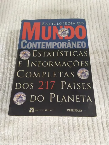Enciclopédia 1 volume mundo contemporâneo..