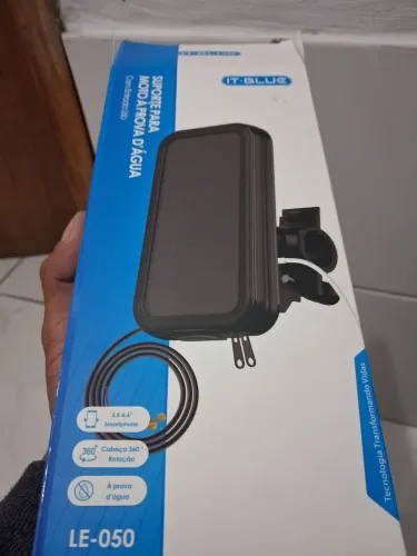 SUPORTE PARA MOTO A PROVA D' AGUA C/ ENTRADA USB