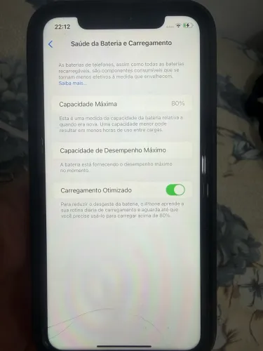 iPhone XR 80% Bateria