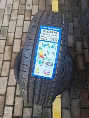 PNEUS NOVOS - 195/60R16 89H - Blazer HP<br><br>2 pneus Blazer HP - novos