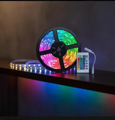 Fita LED RGB Controle Remoto Quarto Gamer Promoção