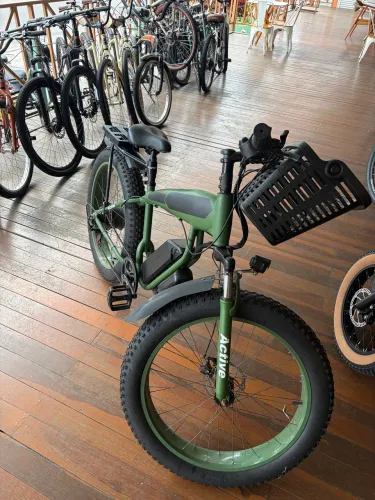 Bicicleta Elétrica Yiwu - completa Cestinha e bagageiro, com modo assistido!