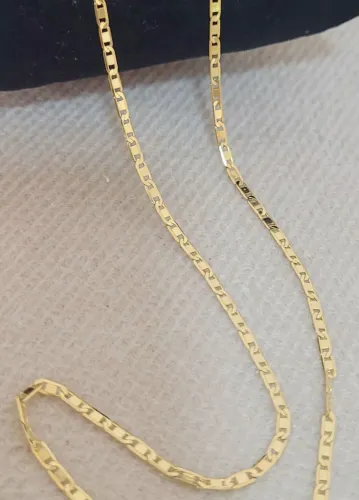 PROMOÇÃO! Corrente Piastrine Ouro 18k