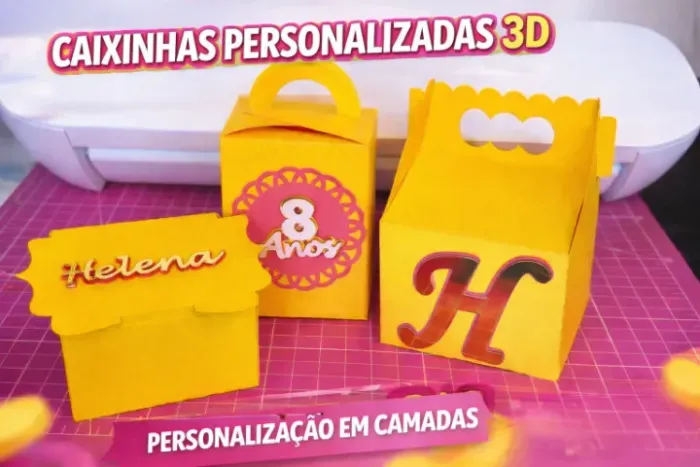 CAIXINHAS PERSONALIZADAS 3D