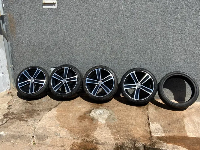 Rodas 17 poucos detalhes Volkswagen exclusivas