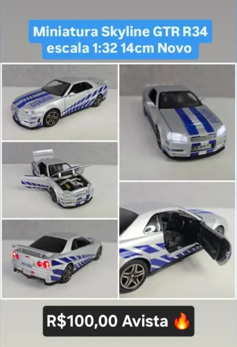 Miniatura Skyline GTR R34 Nova !!!