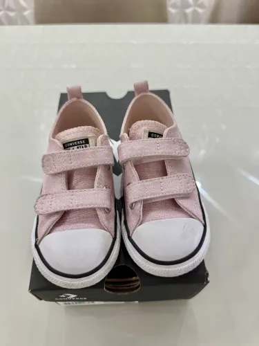Tênis All Star Converse Rosa c/ glitter n22