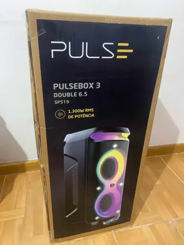 Caixa De Som Torre Pulsebox 3 1300w Bluetooth Pulse - Sp519