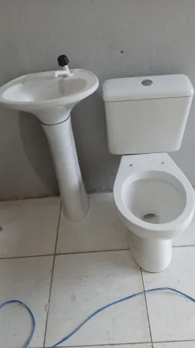 Vaso acoplado branco