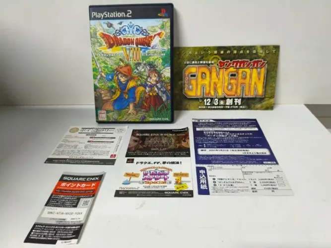 dragon quest 8 ps2 original japan em ótimo estado playstation