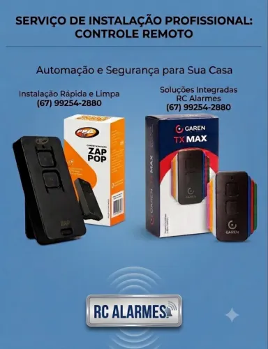 Controles para portão eletrônico
