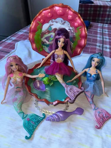 Barbies fairytopia mermaindia e playset concha