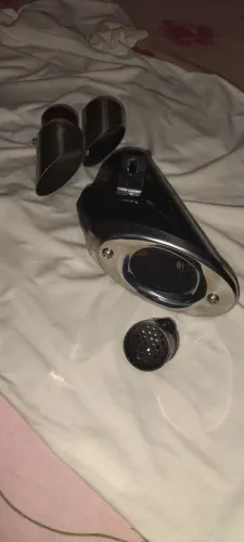 Kit com duas ponteiras para moto mt-03