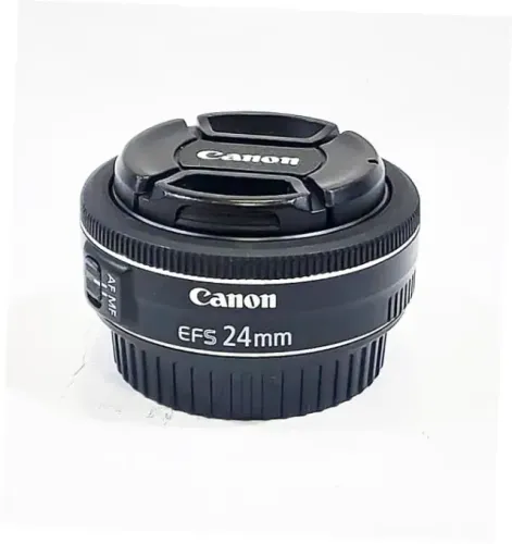 Lente Canon Ef-s 24mm F/2.8 Stm Wide Angle Semi-Nova