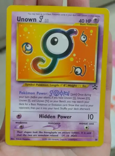 Unown J - Pokémon tcg